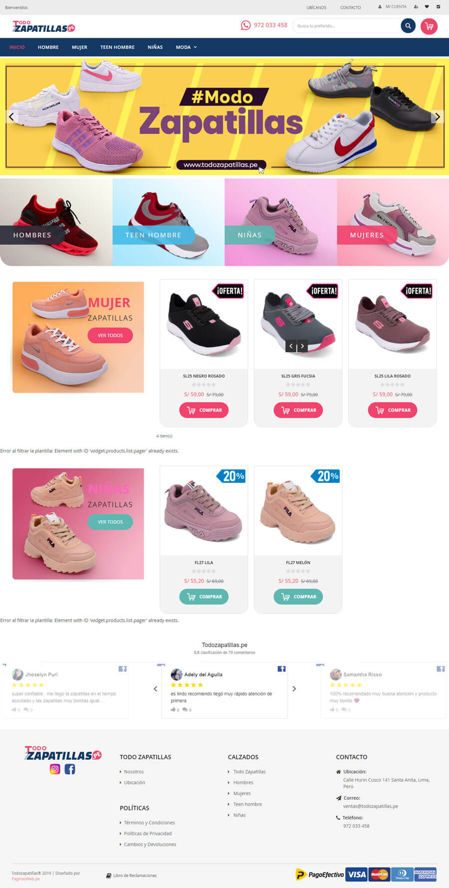 tienda de zapatillas online